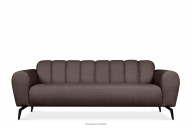 Nowoczesna sofa 3 osobowa brązowa