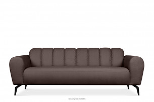 RUBERO, https://konsimo.pl/kolekcja/rubero/ Nowoczesna sofa 3 osobowa brązowa brązowy - zdjęcie