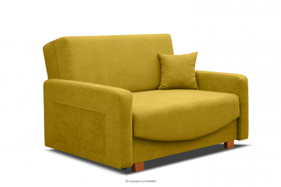 INCA Sofa 2 rozkładana do spania amerykanka żółta żółty - zdjęcie 2