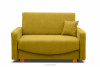 INCA Sofa 2 rozkładana do spania amerykanka żółta żółty - zdjęcie 1