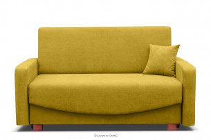 INCA, https://konsimo.pl/kolekcja/inca/ Sofa 3 rozkładana do spania amerykanka żółta żółty - zdjęcie