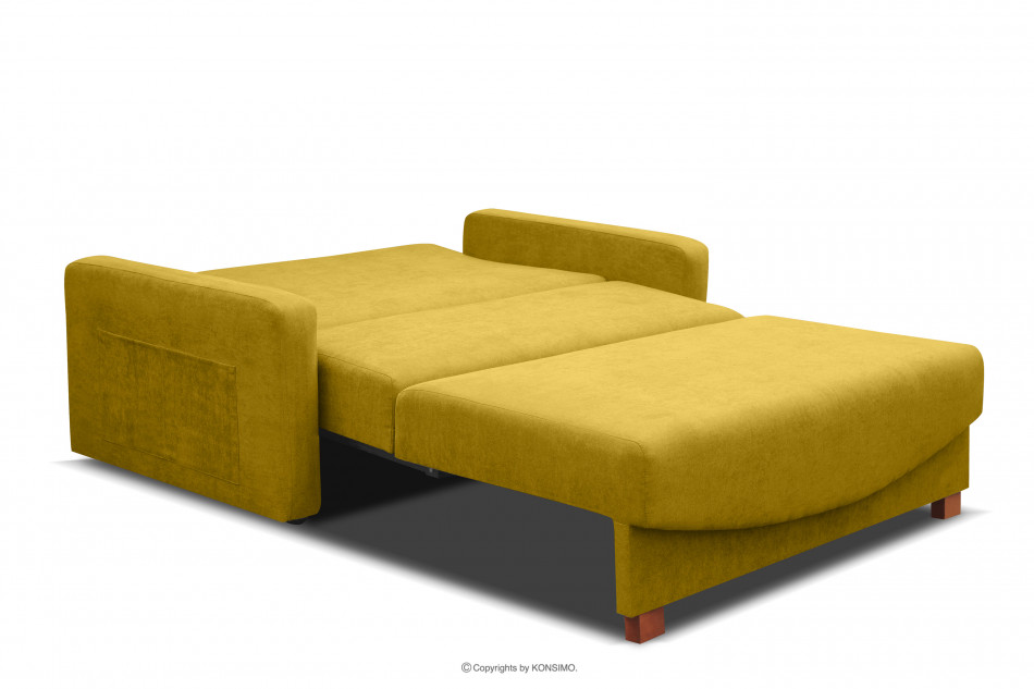 INCA Sofa 3 rozkładana do spania amerykanka żółta żółty - zdjęcie 3