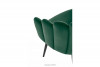 SMILO Krzesło do salonu muszelka zielone ciemny zielony - zdjęcie 9