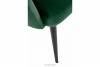 SMILO Krzesło do salonu muszelka zielone ciemny zielony - zdjęcie 7