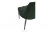 VILOSI Krzesło do jadalni tapicerowane welur zielone morski - zdjęcie 9