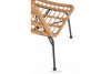 DRICA Proste krzesło rattanowe do jadalni naturalny - zdjęcie 11