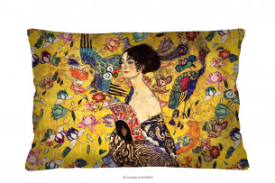 ARTIFE, https://konsimo.pl/kolekcja/artife/ Poduszka Klimt kobieta z wachlarzem wielokolorowy - zdjęcie