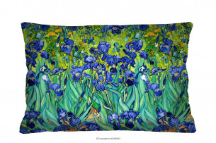 ARTIFE, https://konsimo.pl/kolekcja/artife/ Poduszka motyw malowanych irysów 60x40 Vincent van Gogh zielony/fioletowy - zdjęcie