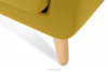 TAGIO Żółty fotel skandynawski żółty - zdjęcie 6