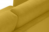 TAGIO Żółta skandynawska sofa 2 osobowa żółty - zdjęcie 6
