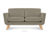 TAGIO Beżowa skandynawska sofa 2 osobowa beżowy - zdjęcie 1