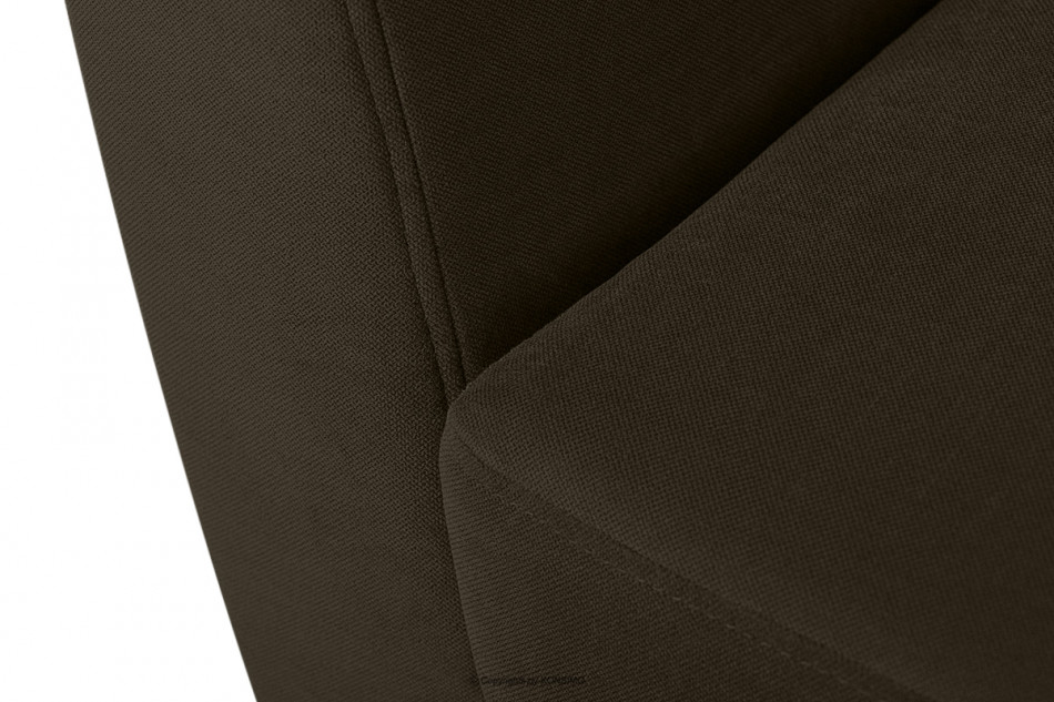 TAGIO Brązowa skandynawska sofa 2 osobowa brązowy - zdjęcie 8