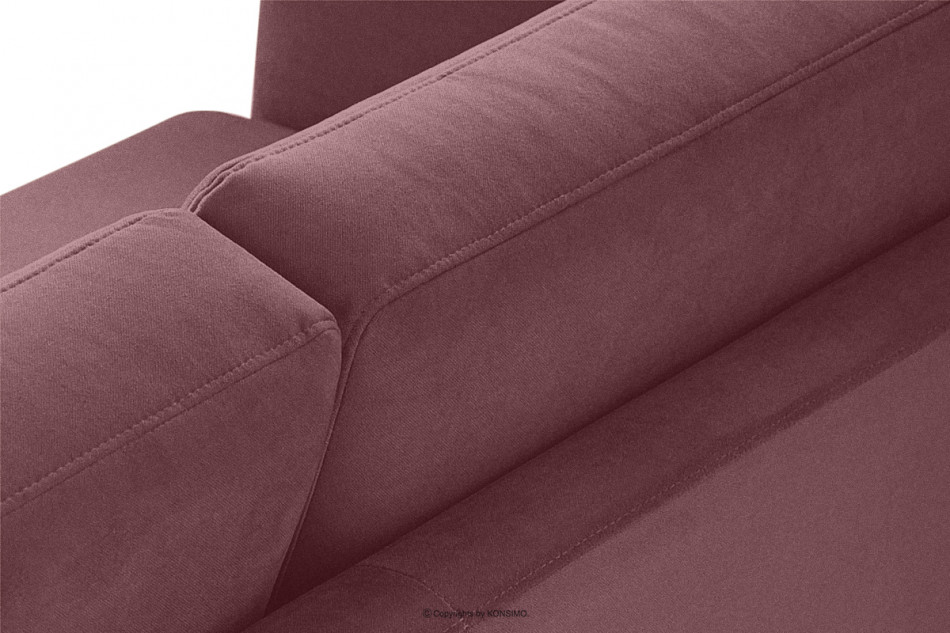 TAGIO Różowa skandynawska sofa 2 osobowa koralowy - zdjęcie 5