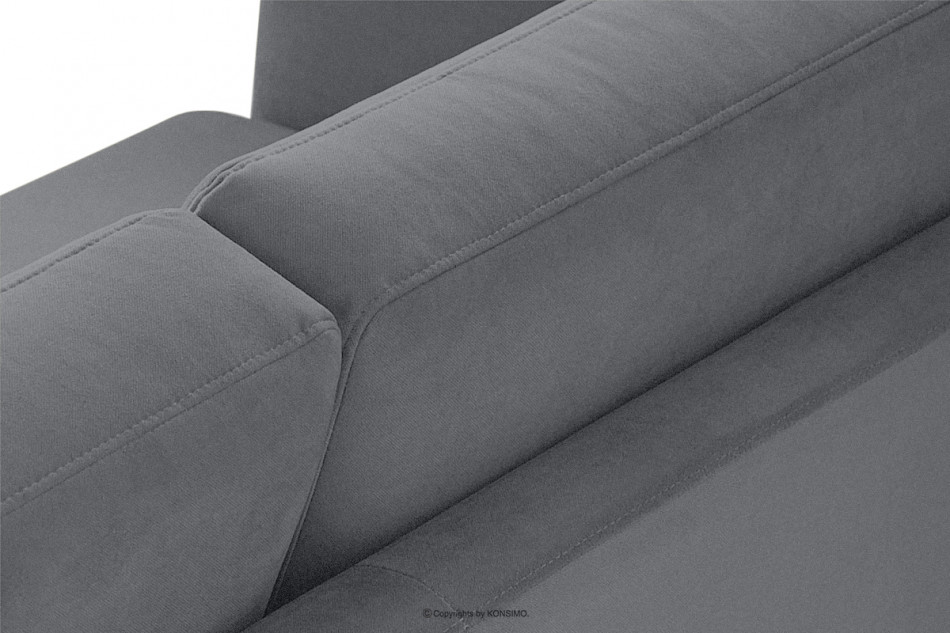 TAGIO Szara skandynawska sofa 3 osobowa szary - zdjęcie 7