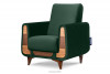 GUSTAVO Zielony fotel do salonu welur zielony - zdjęcie 3