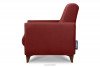 GUSTAVO Czerwony fotel do salonu welur bordowy - zdjęcie 4