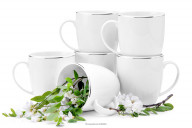 Kubek dla 6 osób porcelana Platynowa Linia