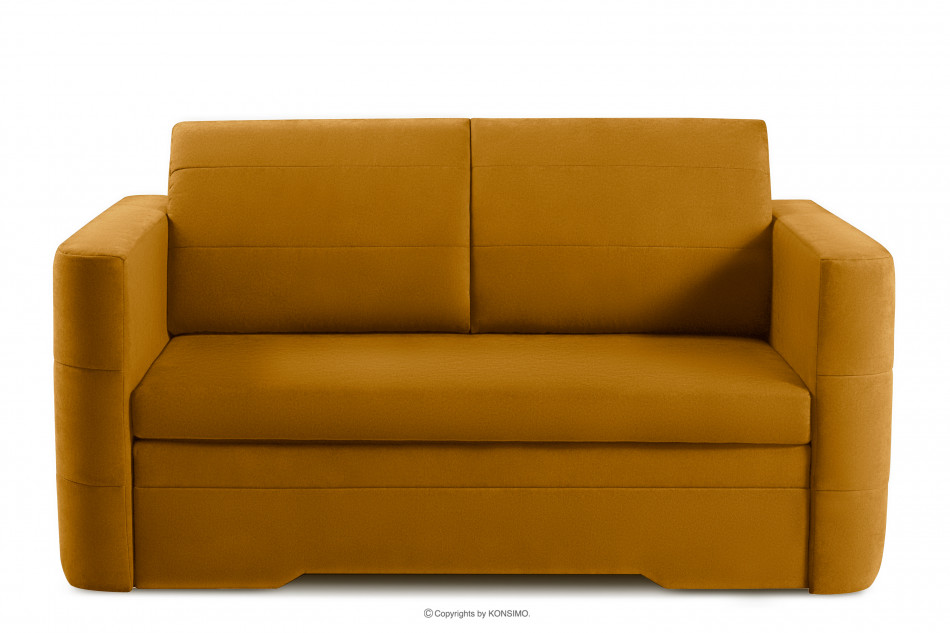 CODIS Mała sofa 2 osobowa rozkładana żółta żółty - zdjęcie 0