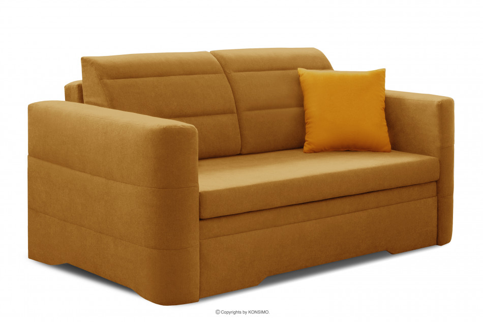 CODIS Mała sofa 2 osobowa rozkładana żółta żółty - zdjęcie 2