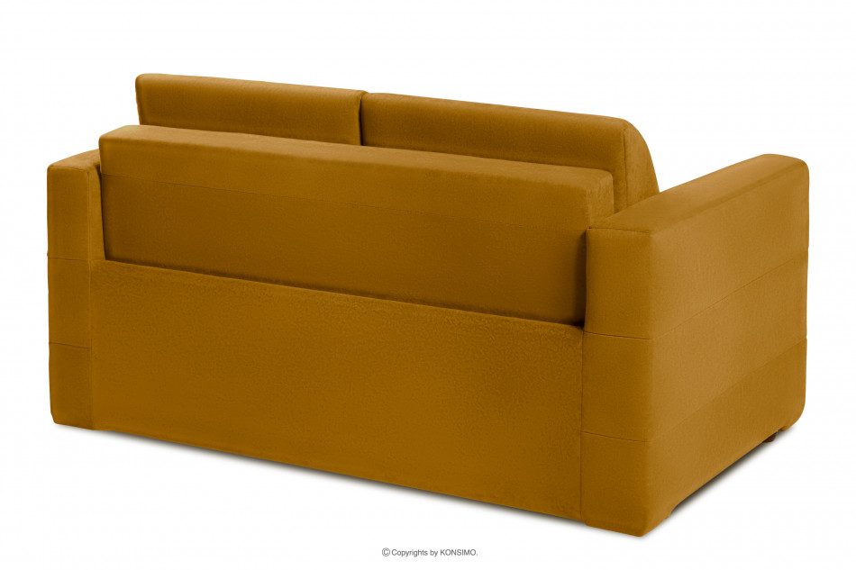 CODIS Mała sofa 2 osobowa rozkładana żółta żółty - zdjęcie 3