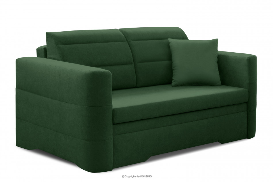 CODIS Mała sofa 2 osobowa rozkładana ciemnozielona ciemny zielony - zdjęcie 2