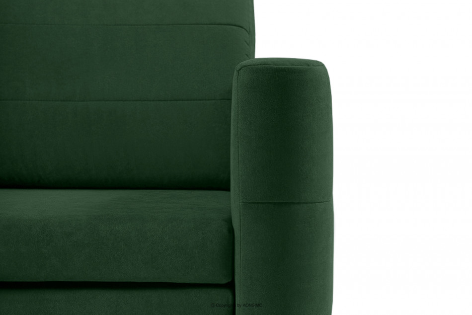 CODIS Mała sofa 2 osobowa rozkładana ciemnozielona ciemny zielony - zdjęcie 5
