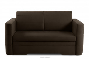 CODIS, https://konsimo.pl/kolekcja/codis/ Mała sofa 2 osobowa rozkładana brązowa brązowy - zdjęcie