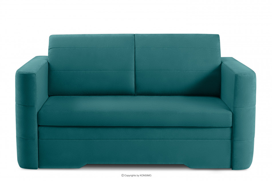 CODIS Mała sofa 2 osobowa rozkładana błękitna błękitny - zdjęcie 0