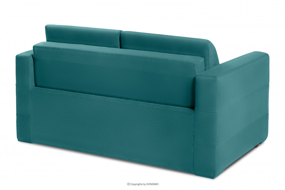 CODIS Mała sofa 2 osobowa rozkładana błękitna błękitny - zdjęcie 3