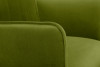 PYRUS Krzesło welurowe zielone oliwkowy/czarny - zdjęcie 8