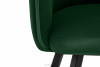 PYRUS Krzesła do salonu welur butelkowa zieleń 2szt ciemny zielony/czarny - zdjęcie 12