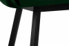 PYRUS Krzesła do salonu welur butelkowa zieleń 2szt ciemny zielony/czarny - zdjęcie 8