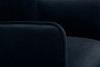 PYRUS Krzesło welurowe granatowe granatowy/czarny - zdjęcie 8