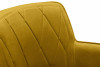 PYRUS Krzesła do salonu welur żółte 2szt miodowy/czarny - zdjęcie 12