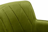 PYRUS Krzesło do salonu welur zielone oliwkowy/czarny - zdjęcie 10