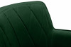 PYRUS Krzesło do salonu welur butelkowa zieleń ciemny zielony/czarny - zdjęcie 10