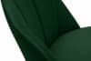 RIFO Krzesła tapicerowane welurowe butelkowa zieleń 2szt ciemny zielony/jasny dąb - zdjęcie 12