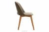 RIFO Krzesła tapicerowane welurowe beżowe 2szt beżowy/jasny dąb - zdjęcie 6