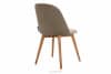 RIFO Krzesła tapicerowane welurowe beżowe 2szt beżowy/jasny dąb - zdjęcie 7