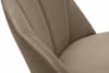 RIFO Krzesło tapicerowane welurowe beżowe beżowy/jasny dąb - zdjęcie 10