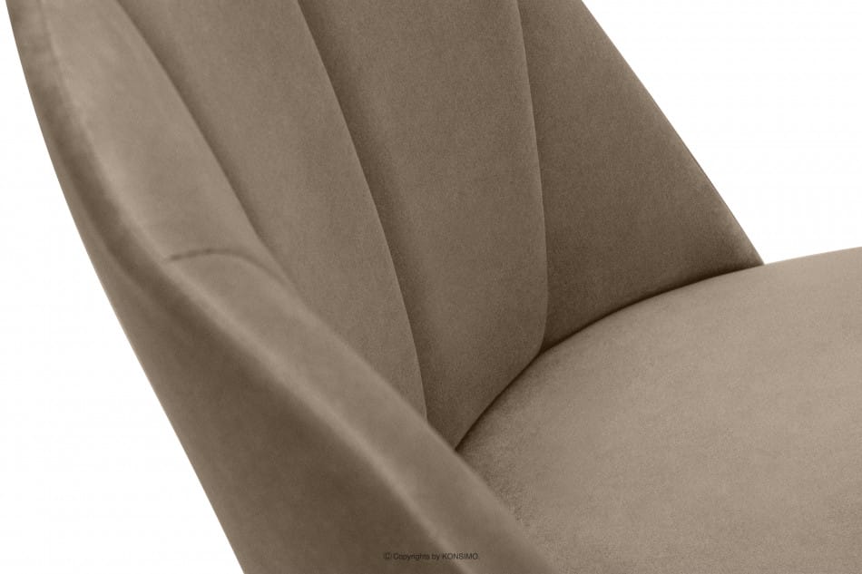 RIFO Krzesła tapicerowane welurowe beżowe 2szt beżowy/jasny dąb - zdjęcie 11