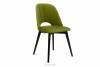 BOVIO Krzesło do salonu zielone oliwkowy/wenge - zdjęcie 1