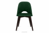 BOVIO Krzesło do salonu butelkowa zieleń ciemny zielony/wenge - zdjęcie 3