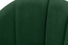 BOVIO Krzesło do salonu butelkowa zieleń ciemny zielony/wenge - zdjęcie 10