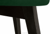 BOVIO Krzesło do salonu butelkowa zieleń ciemny zielony/wenge - zdjęcie 8