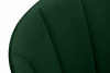 BAKERI Krzesło skandynawskie welur butelkowa zieleń ciemny zielony/jasny dąb - zdjęcie 9