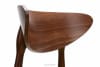 RABI Krzesło drewniane orzech czarny welur czarny/orzech średni - zdjęcie 7