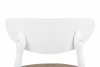 RABI Krzesła drewniane białe beżowy welur 2szt beżowy/biały - zdjęcie 9
