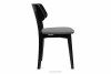 VINIS Krzesła nowoczesne czarne drewniane szare 2szt szary/czarny - zdjęcie 6