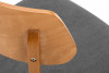 VINIS Krzesło nowoczesne drewniane dąb szare szary/dąb jasny - zdjęcie 10